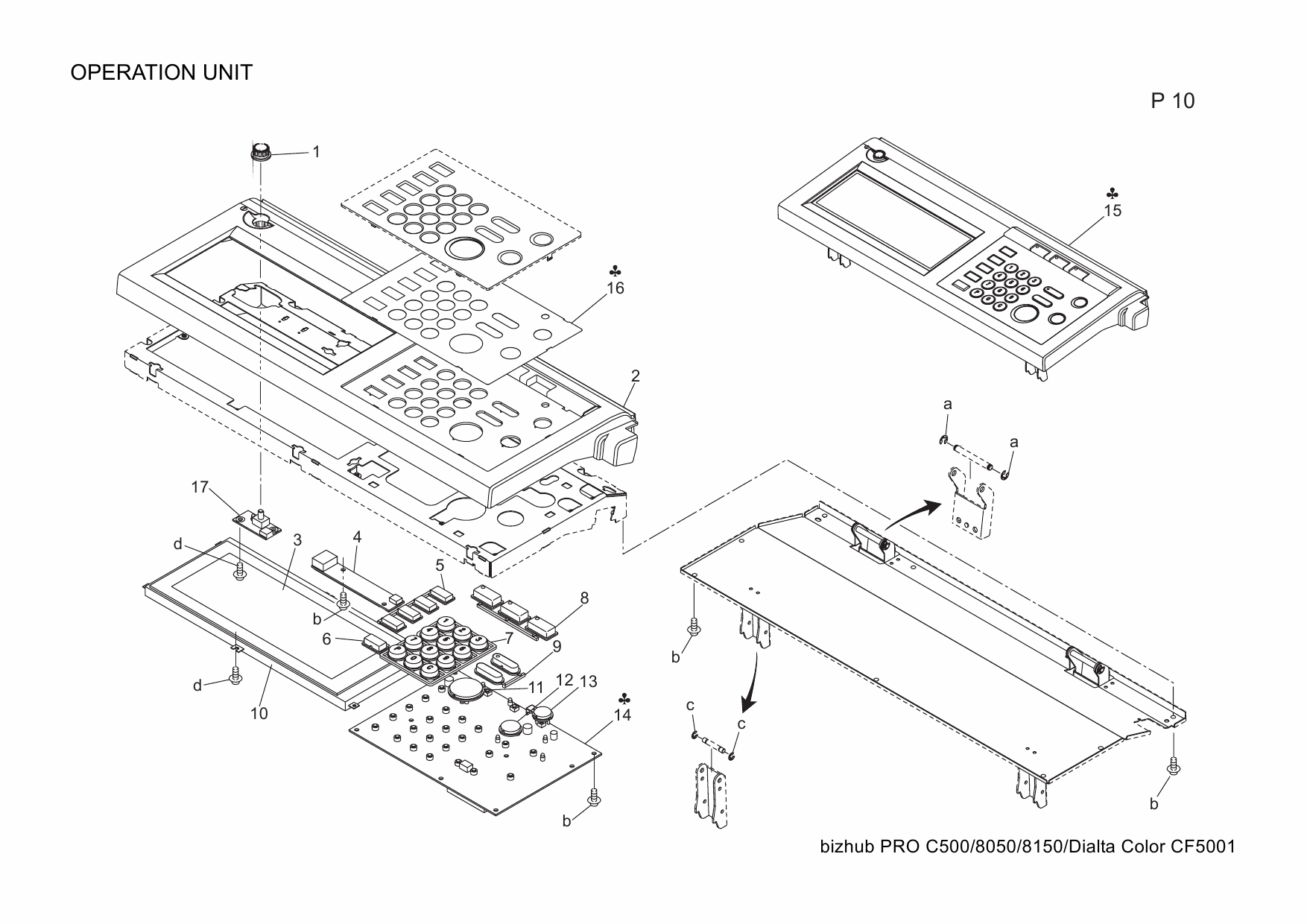 Konica-Minolta bizhub-PRO C500 8050 8150 Parts Manual-6